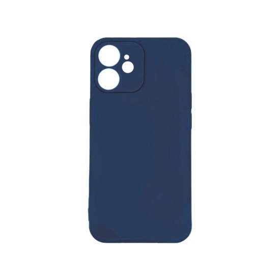 Capa de Silicone com Moldura de Câmera para Apple iPhone 11 Azul